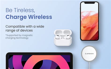 Ambrane MagSafe 15W Wireless Charging Pad for Apple iPhone 15/15 Plus ...