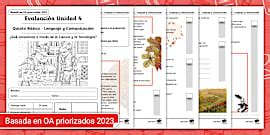 Evaluación Unidad 2 Quinto Básico Lenguaje Comunicación