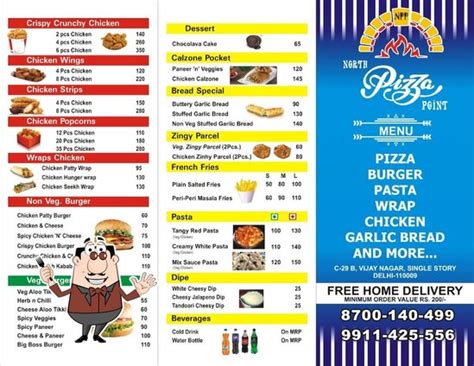 North Pizza Point, New Delhi - Restaurant menu, prices and reviews