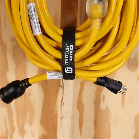 Utilitech Pro Extension Cord 50-ft 10 / 3 3 Prong Yellow Outdoor SJTW ...