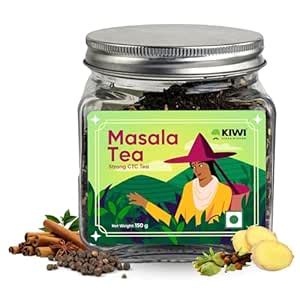 KIWI Kisan Window Masala Chai - 150g Spiced Masala Tea Blend | Immunity ...