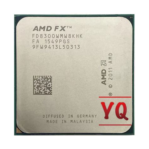 AMD FX Series FX 8300 FX 8300 FX8300 3.3 GHz Eight Core CPU Processor ...