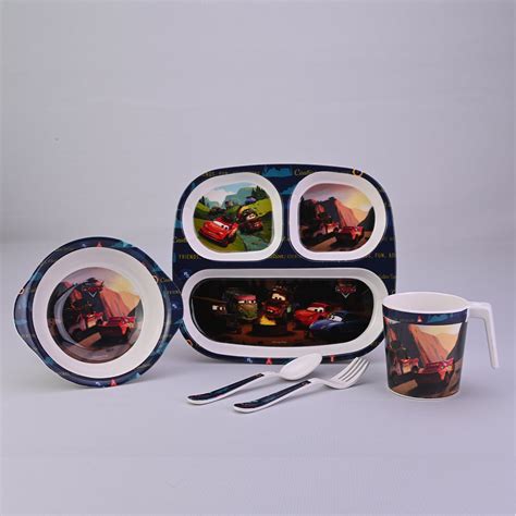 5 pc Kids Set - Cars – Servewell Dinnerware