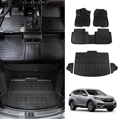 Thinzyou Fit 2023 2024 Honda CRV Floor Mats Trunk Mat Cargo Liner TPE ...