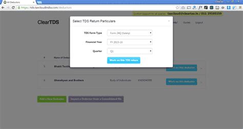 File TDS Return and Generate Form 16 Online with ClearTDS