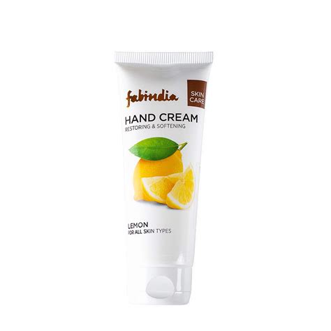 Buy Fabindia Body Lemon Hand Cream, White, 120 ml Online at Low Prices ...