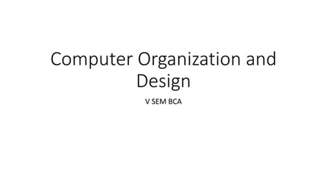 Image result for Computer Organization Ppt Design