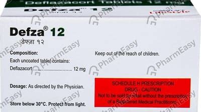 Defza 12 MG Tablet (6): Uses, Side Effects, Price & Dosage | PharmEasy