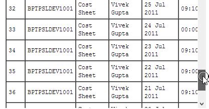 Image result for jQuery Scrollable Table with Fixed Headers