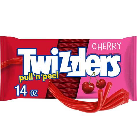 TWIZZLERS PULL 'N' PEEL Caramel Flavored Licorice Style, Chewy Candy ...