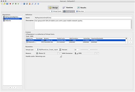 NeoLoad Tutorial 的图像结果