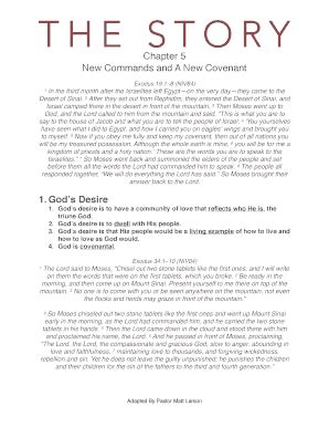 Fillable Online New Commands and A New Covenant Fax Email Print - pdfFiller