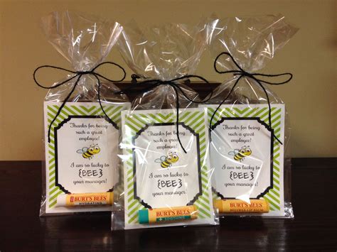 Employee Appreciation Gifts - Three Bags with Bees
