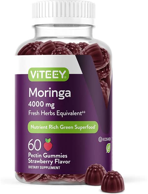 Viteey Moringa Leaf Gummies - Immune Support, Energy India | Ubuy