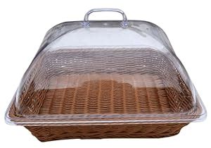 Buy HS Bread Basket Rectangle/Rattan Material Mulitpupose (Bread,Fruits ...