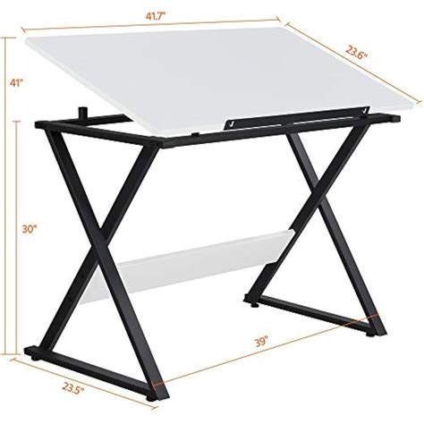 Yaheetech Drafting Table - Tilted Tabletop for India | Ubuy