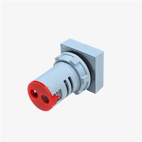 SIBASS AD16-22FSV AC Voltmeter Display Square Red 22mm (AC60-500 V ...