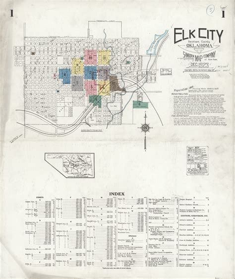 Elk City, Oklahoma (1923) - Sanborn Fire Maps