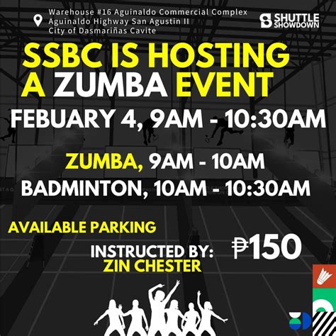 Zumba sa SSBC, Warehouse #16 Aguinaldo Commercial Complex, 4114 ...