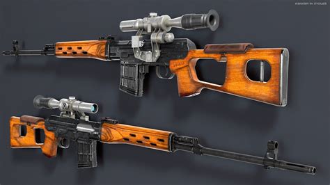 Dragunov Sniper Rifle Wallpaper Hd