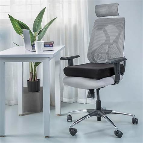 Wakefit Memory Foam Cushion Seat Pad | Smart Size Cushion for Office ...