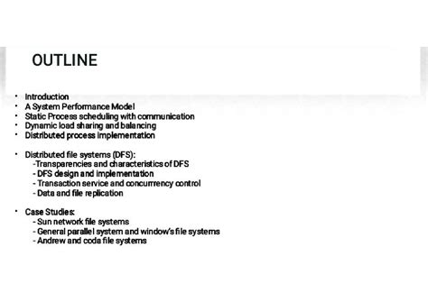 DS Unit 3: Distributed Process Scheduling and Load Balancing Overview ...