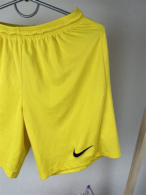 Nike Vintage Y2K Nike Dri Fit Yellow Short Shorts | Grailed