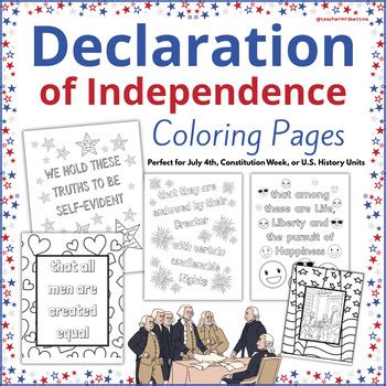 Coloring Activity Founding Fathers Teaching Resources | TPT