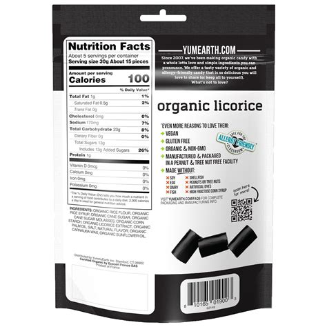YumEarth Organic Gluten Free Licorice — Snackathon Foods