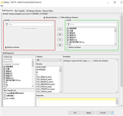 Image result for How to Use Math Formula Node in KNIME