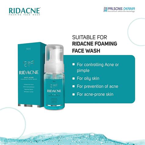Buy PALSONS RIDACNE FOAMING FACE WASH, 100 ML Online & Get Upto 60% OFF ...