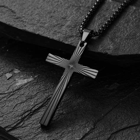 Mens Cross Necklace Sterling Silver at Joe Jennings blog