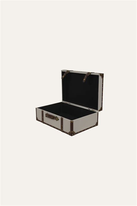 Vintage Trunk Style Storage Box - Small