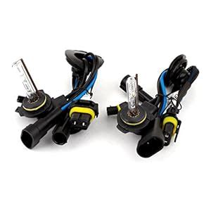 ZHuidjo 2 Pcs 35W 4300K 9012 Car HID Xenon Bulb Headlight Lamp White ...