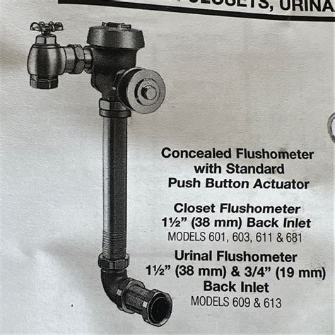 Buy Sloan 9613-0.125 Dual Bypass Concealed Diaphragm (No Actuator ...