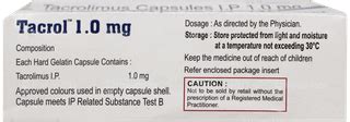 Tacrol 1 Mg Capsule 10 - Uses, Side Effects, Dosage, Price | Truemeds