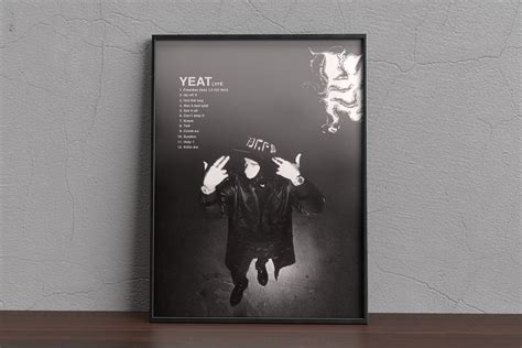 Yeat Custom Printed Art Lyfë Poster Yeat Tracklist Album - Etsy