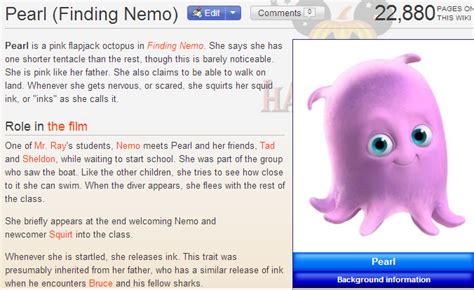 Image result for Finding Nemo Octopus Ink