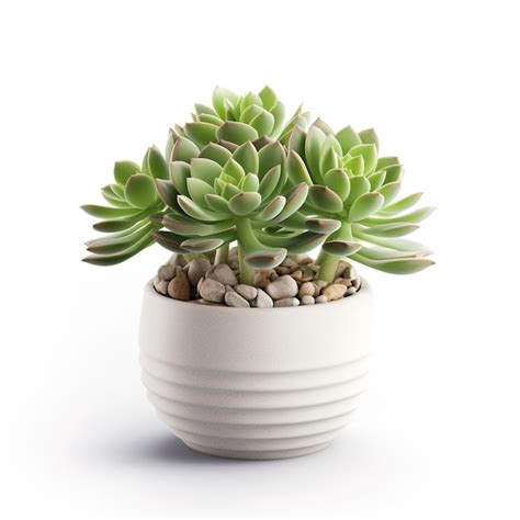 Succulents composition in potted | Premium AI-generated image