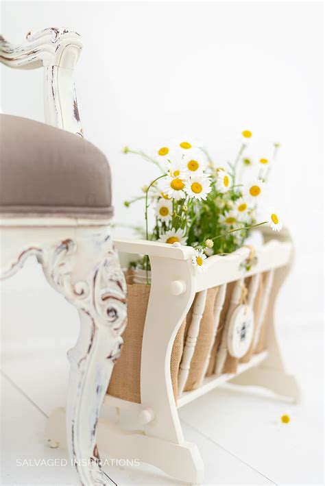 Repurposed Wooden Magazine Rack - Salvaged Inspirations