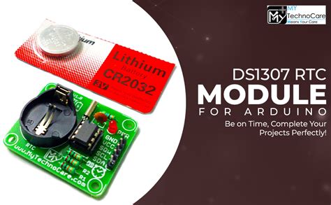 MY TechnoCare - Means Your Care DS1307 RTC Module For Arduino, 8051 ...