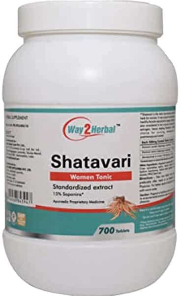 Buy WAY2HERBAL SHATAVARI 700 TABLETS - PACK OF 4 Online & Get Upto 60% ...