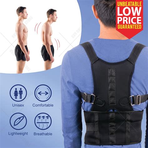 Back Support Posture Shoulder Correction Align Relieve Pain UNISEX/Baju ...