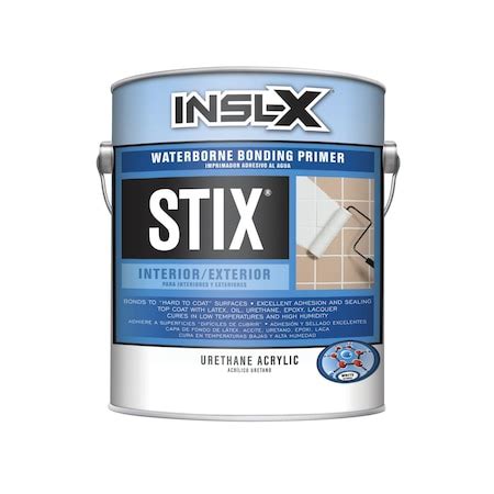 Insl-X By Benjamin Moore Insl-X Stix White Flat Water-Based Acrylic ...