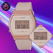 Casio Vintage LW-204-4ADF Rose Gold Digital Dial Pink Resin Strap D213 ...