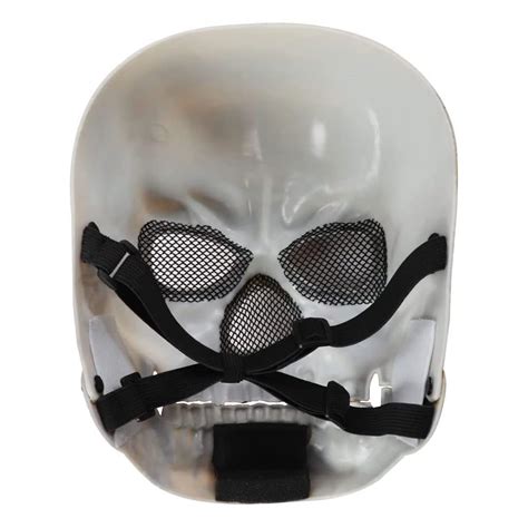 Buy Creepy Halloween Full Head Skull Mask with Moving Jaw, Realistic ...