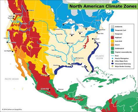 North America Climate Zones