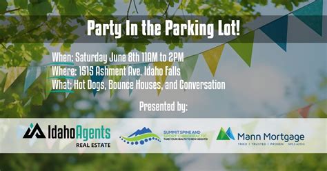 Party in the Parking Lot, 1515 Ashment Avenue Idaho Falls, ID 83404, 8 ...
