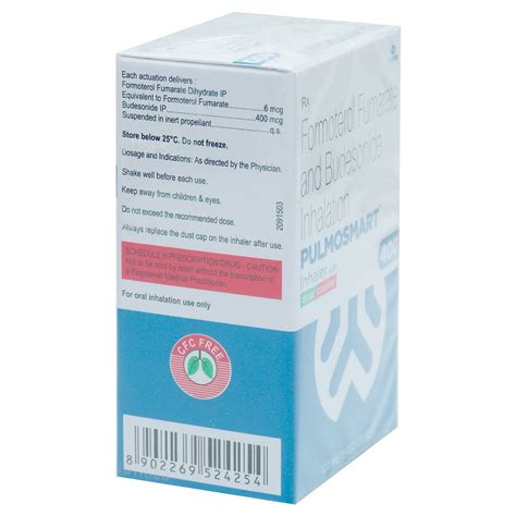 Pulmosmart 400 Inhaler | Uses, Side Effects, Price | Apollo Pharmacy
