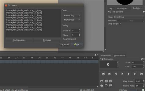 Image result for Krita Frame by Frame Animation